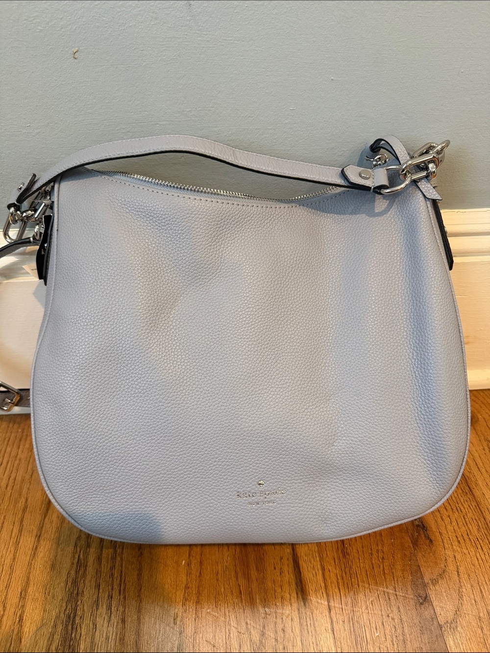NWT kate spade Mulberry Street Vivian bag in muted blue